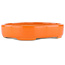 Maceta para bonsai ovalada naranja - 168 x 143 x 32 mm