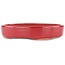 Ovaler roter Bonsaitopf – 168 x 143 x 32 mm