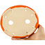 Ovale oranje bonsaipot - 168 x 143 x 32 mm