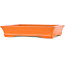 Rechthoekige oranje bonsaipot - 200 x 155 x 40 mm