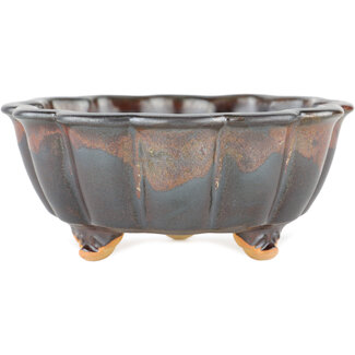 Korean pot artists Vaso marrone da 135 mm proveniente dalla Corea