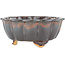 Lotus brown bonsai pot - 135 x 135 x 60 mm