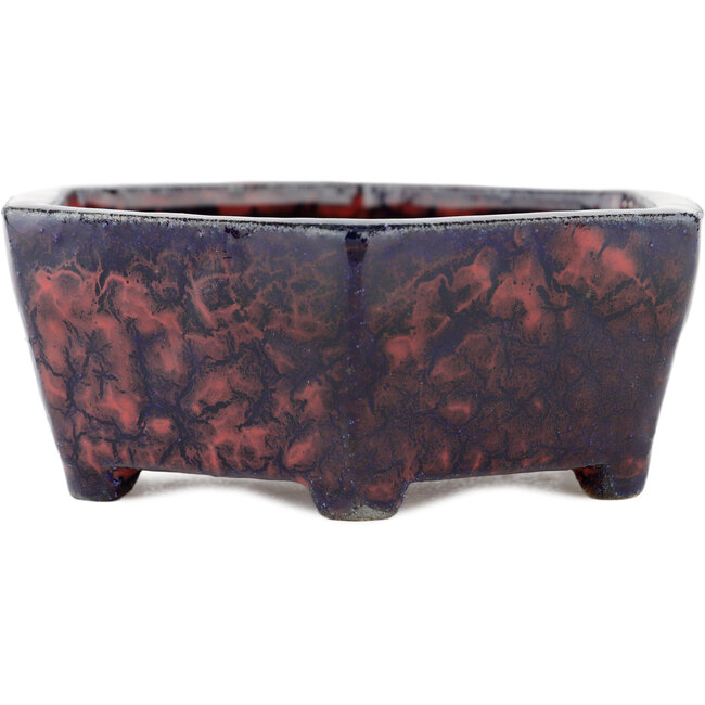 Sechseckiger, mehrfarbiger Bonsaitopf – 135 x 135 x 45 mm