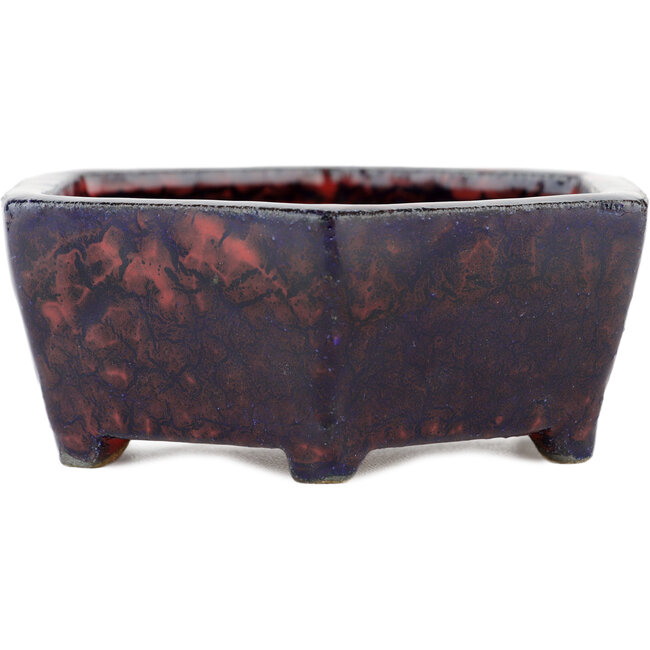 Sechseckiger, mehrfarbiger Bonsaitopf – 135 x 135 x 45 mm