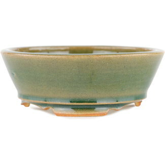 Unknown 120 mm  green pot from Korea
