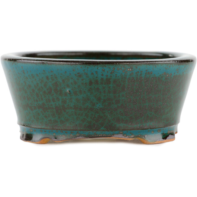 Ronde groene bonsaipot - 105 x 105 x 45 mm