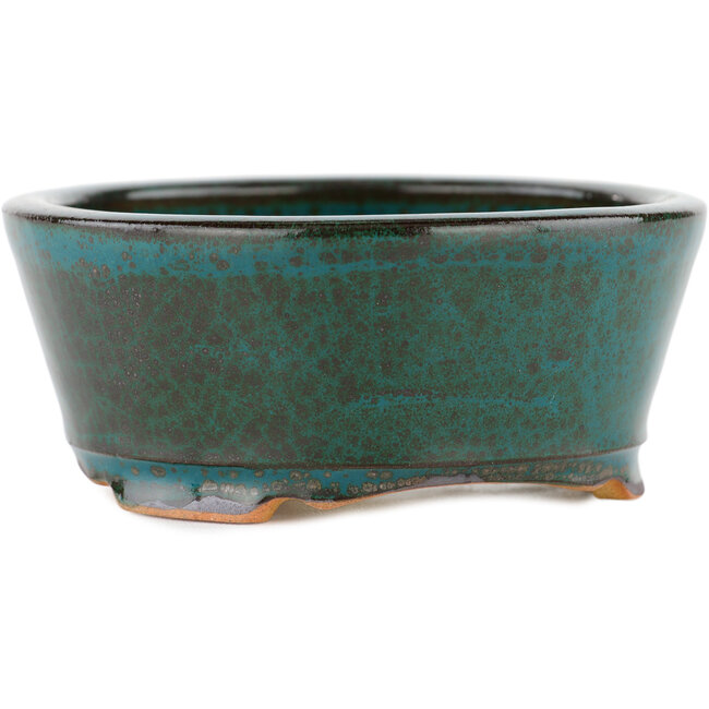 Ronde groene bonsaipot - 105 x 105 x 45 mm