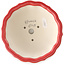 Pot à bonsaï rond rouge par Yixing - 135 x 135 x 65 mm