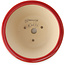 Pot à bonsaï rond rouge par Yixing - 135 x 135 x 65 mm