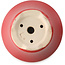 Pot à bonsaï rond rouge par Yixing - 135 x 135 x 65 mm