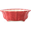 Maceta redonda para bonsái roja de Yixing - 170 x 170 x 60 mm