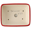 Maceta rectangular para bonsái roja de Yixing - 180 x 140 x 60 mm