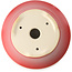 Maceta redonda para bonsái roja de Yixing - 200 x 200 x 95 mm