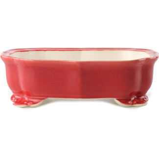 Yixing 245 mm  red bonsai pot by Yixing, China