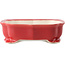 Mokko-roter Bonsaitopf von Yixing – 245 x 190 x 70 mm