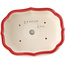 Maceta para bonsai Mokko roja de Yixing - 245 x 190 x 70 mm