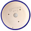 Runde dunkelblaue Bonsaischale von Yixing – 145 x 145 x 55 mm