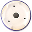 Pot à bonsaï rond bleu foncé par Yixing - 145 x 145 x 55 mm
