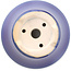 Maceta redonda para bonsái azul oscuro de Yixing - 135 x 135 x 65 mm