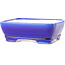 Maceta rectangular para bonsái azul oscuro de Yixing - 180 x 140 x 60 mm