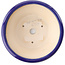 Maceta redonda para bonsái azul oscuro de Yixing - 215 x 215 x 75 mm