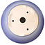Pot à bonsaï rond bleu foncé par Yixing - 200 x 200 x 95 mm