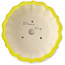 Pot à bonsaï rond jaune par Yixing - 170 x 170 x 60 mm