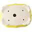 Maceta para bonsái amarilla Mokko de Yixing - 245 x 190 x 70 mm