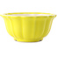 Vaso bonsai rotondo giallo di Yixing - 135 x 135 x 65 mm