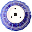 Pot à bonsaï rond bleu foncé par Yixing - 135 x 135 x 65 mm