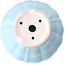 Pot à bonsaï rond bleu clair par Yixing - 135 x 135 x 65 mm