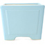 Pot à bonsaï carré bleu clair par Yixing - 140 x 140 x 110 mm