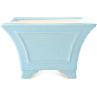 Yixing 150 mm  light blue bonsai pot by Yixing, China