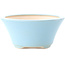 Pot à bonsaï rond bleu clair par Yixing - 135 x 135 x 65 mm