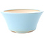 Pot à bonsaï rond bleu clair par Yixing - 135 x 135 x 65 mm