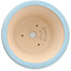 Maceta redonda para bonsái azul claro de Yixing - 160 x 160 x 80 mm