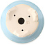 Maceta redonda para bonsái azul claro de Yixing - 170 x 170 x 110 mm