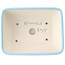 Pot à bonsaï rectangulaire bleu clair par Yixing - 180 x 140 x 60 mm
