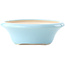 Maceta redonda para bonsái azul claro de Yixing - 215 x 215 x 75 mm