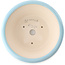 Maceta redonda para bonsái azul claro de Yixing - 215 x 215 x 75 mm
