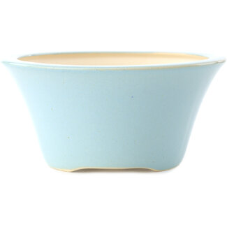 Yixing 200 mm  light blue bonsai pot by Yixing, China