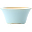 Pot à bonsaï rond bleu clair par Yixing - 200 x 200 x 95 mm