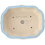 Maceta para bonsái Mokko azul claro de Yixing - 245 x 190 x 70 mm