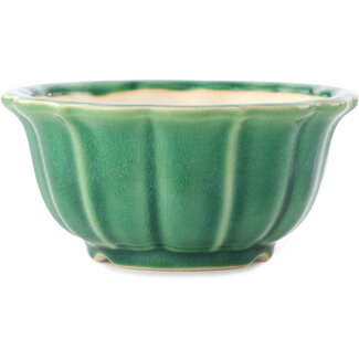 Yixing Vaso bonsai verde scuro da 135 mm di Yixing, Cina