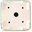 Vierkante donkergroene bonsaipot van Yixing - 140 x 140 x 110 mm