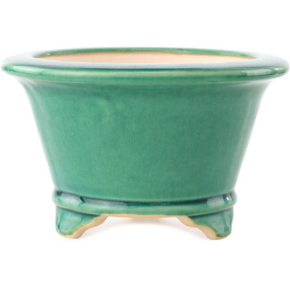Yixing Vaso bonsai verde scuro da 170 mm di Yixing, Cina