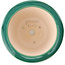 Maceta redonda para bonsái verde oscuro de Yixing - 170 x 170 x 110 mm
