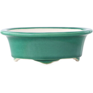 Yixing Pot à bonsaï vert foncé 170 mm par Yixing, Chine