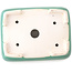 Maceta rectangular para bonsái verde oscuro de Yixing - 180 x 140 x 60 mm