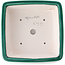 Pot à bonsaï carré vert foncé par Yixing - 210 x 210 x 65 mm